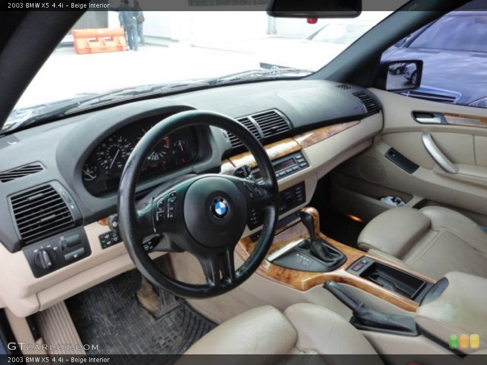 Beige Interior Prime Interior for the 2003 BMW X5 4.4i #60484964