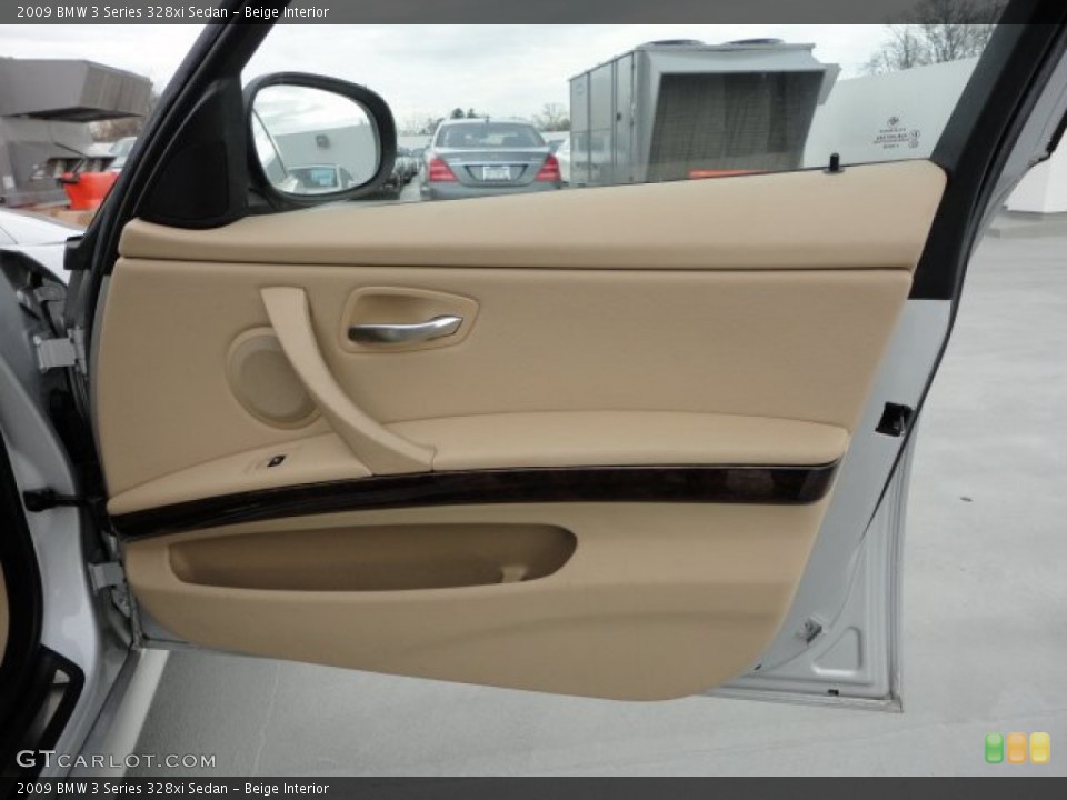 Beige Interior Door Panel for the 2009 BMW 3 Series 328xi Sedan #60485039