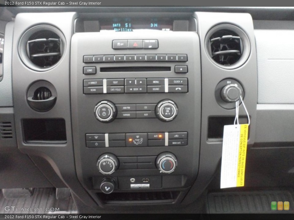 Steel Gray Interior Controls for the 2012 Ford F150 STX Regular Cab #60486038