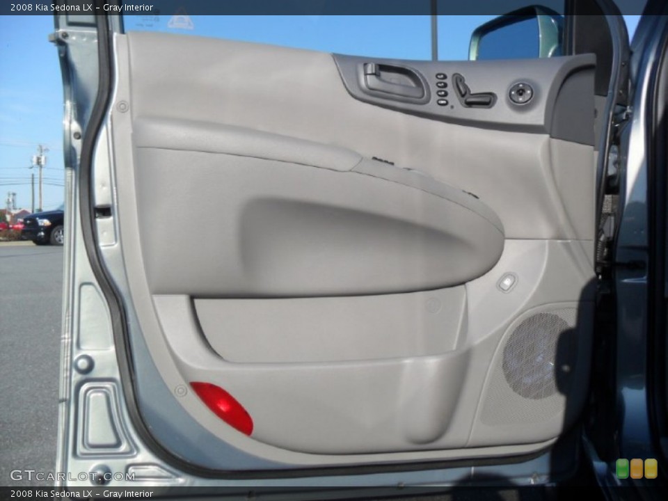 Gray Interior Door Panel for the 2008 Kia Sedona LX #60486230
