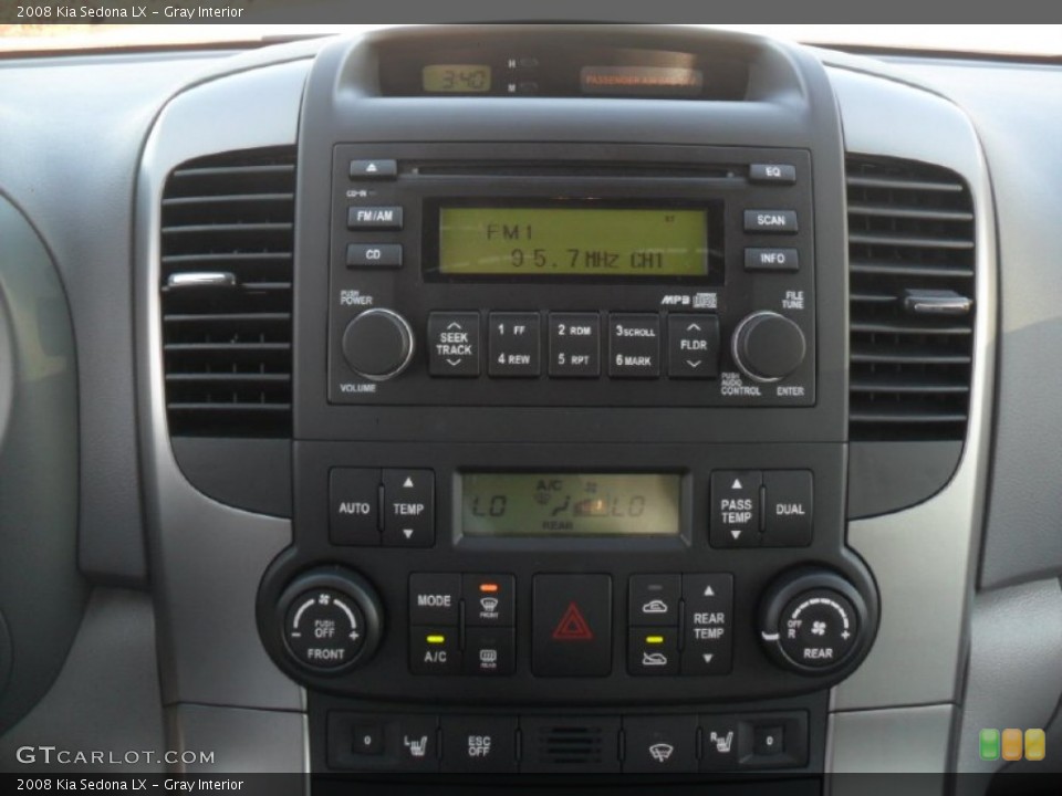 Gray Interior Audio System for the 2008 Kia Sedona LX #60486269