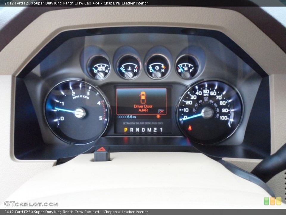 Chaparral Leather Interior Gauges for the 2012 Ford F250 Super Duty King Ranch Crew Cab 4x4 #60486779