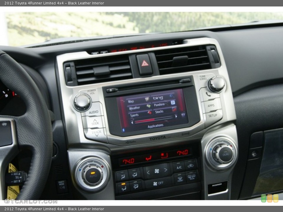 Black Leather Interior Controls for the 2012 Toyota 4Runner Limited 4x4 #60487178