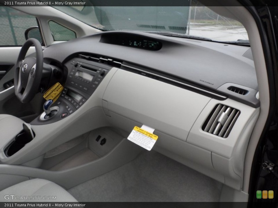 Misty Gray Interior Dashboard for the 2011 Toyota Prius Hybrid II #60487505