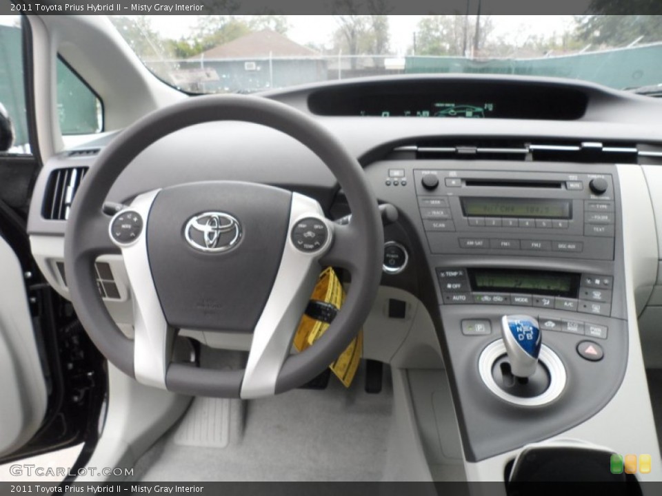 Misty Gray Interior Dashboard for the 2011 Toyota Prius Hybrid II #60487580