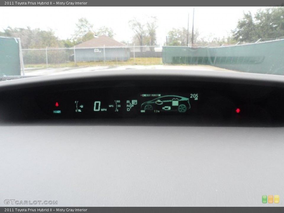 Misty Gray Interior Gauges for the 2011 Toyota Prius Hybrid II #60487598