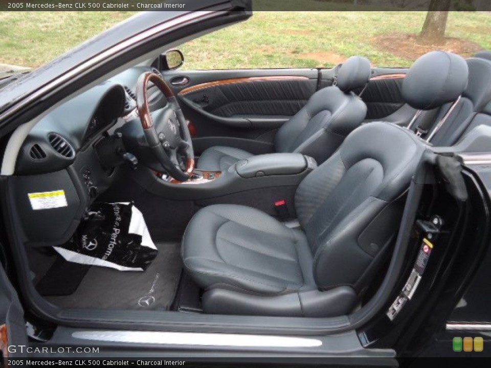 Charcoal Interior Photo for the 2005 Mercedes-Benz CLK 500 Cabriolet #60488621