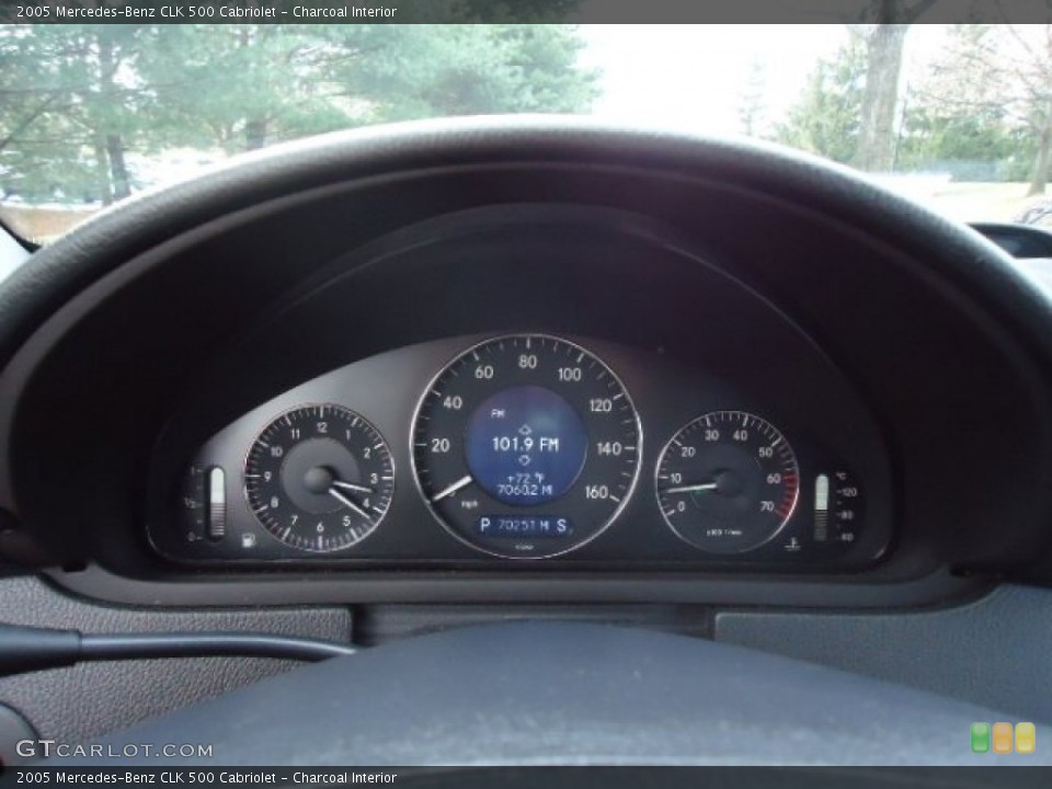 Charcoal Interior Gauges for the 2005 Mercedes-Benz CLK 500 Cabriolet #60488664
