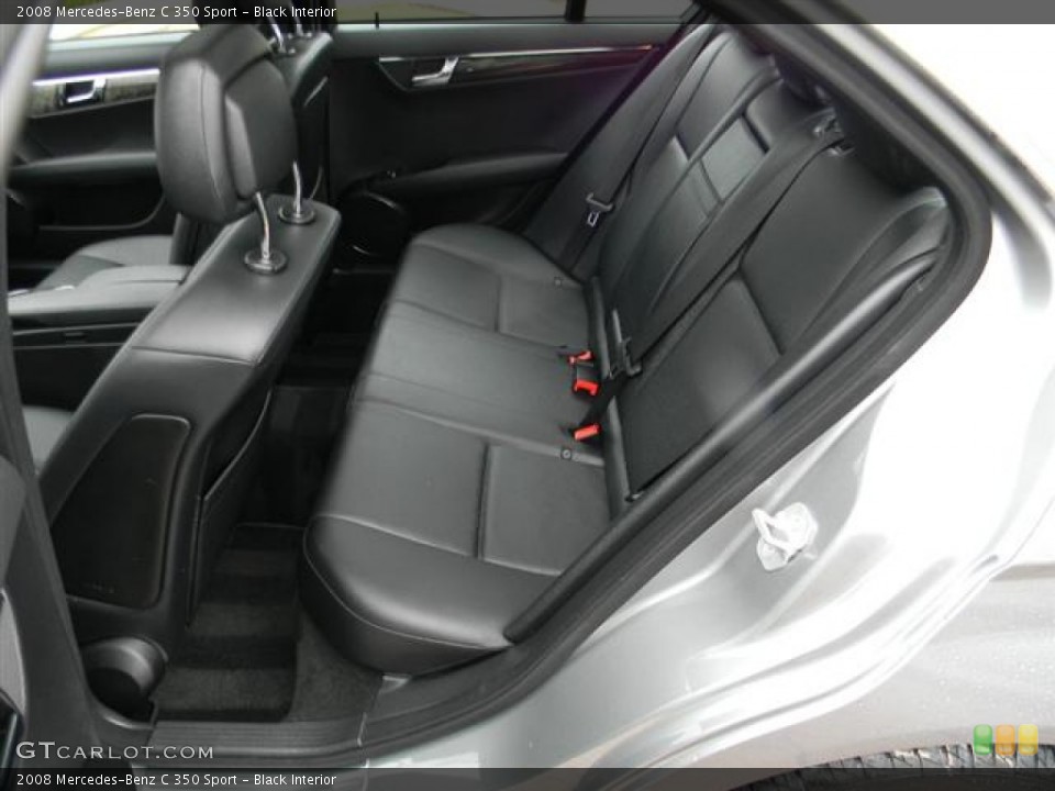 Black Interior Photo for the 2008 Mercedes-Benz C 350 Sport #60489578