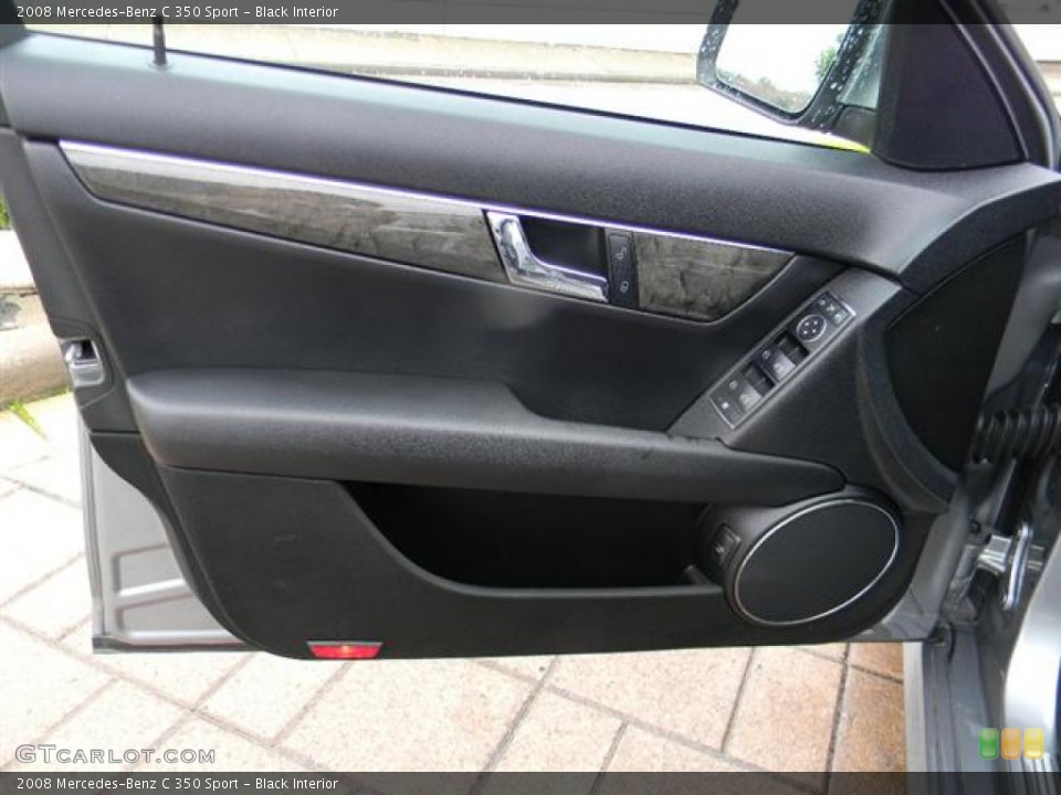 Black Interior Door Panel for the 2008 Mercedes-Benz C 350 Sport #60489605
