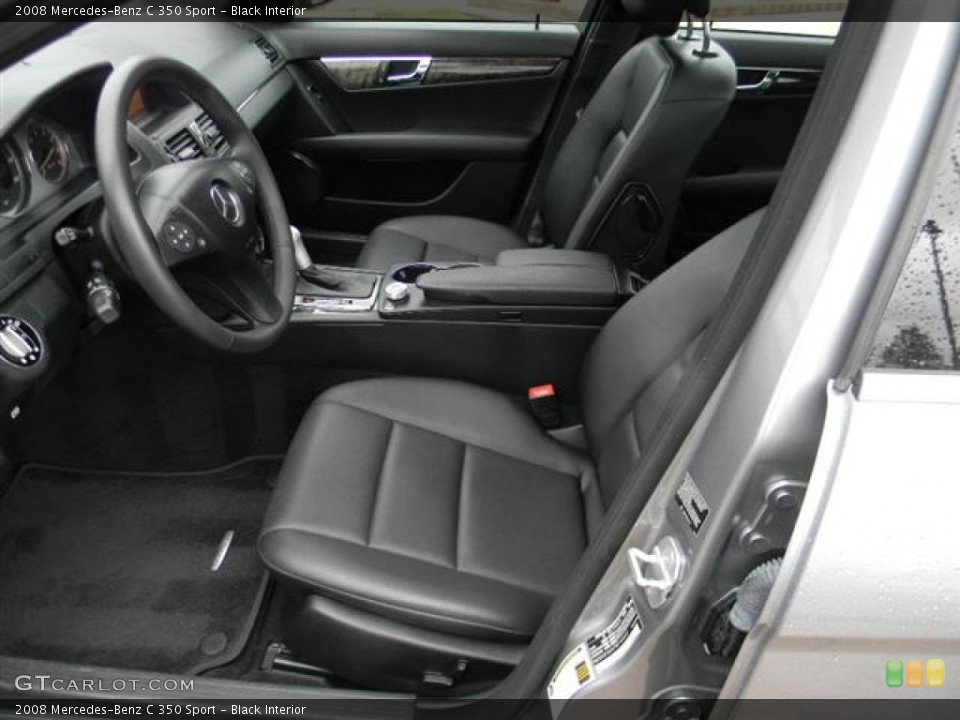 Black Interior Photo for the 2008 Mercedes-Benz C 350 Sport #60489623