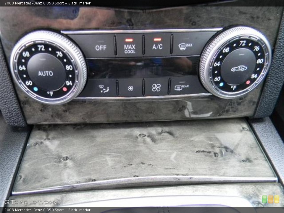 Black Interior Controls for the 2008 Mercedes-Benz C 350 Sport #60489673