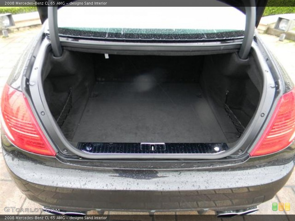 designo Sand Interior Trunk for the 2008 Mercedes-Benz CL 65 AMG #60490064