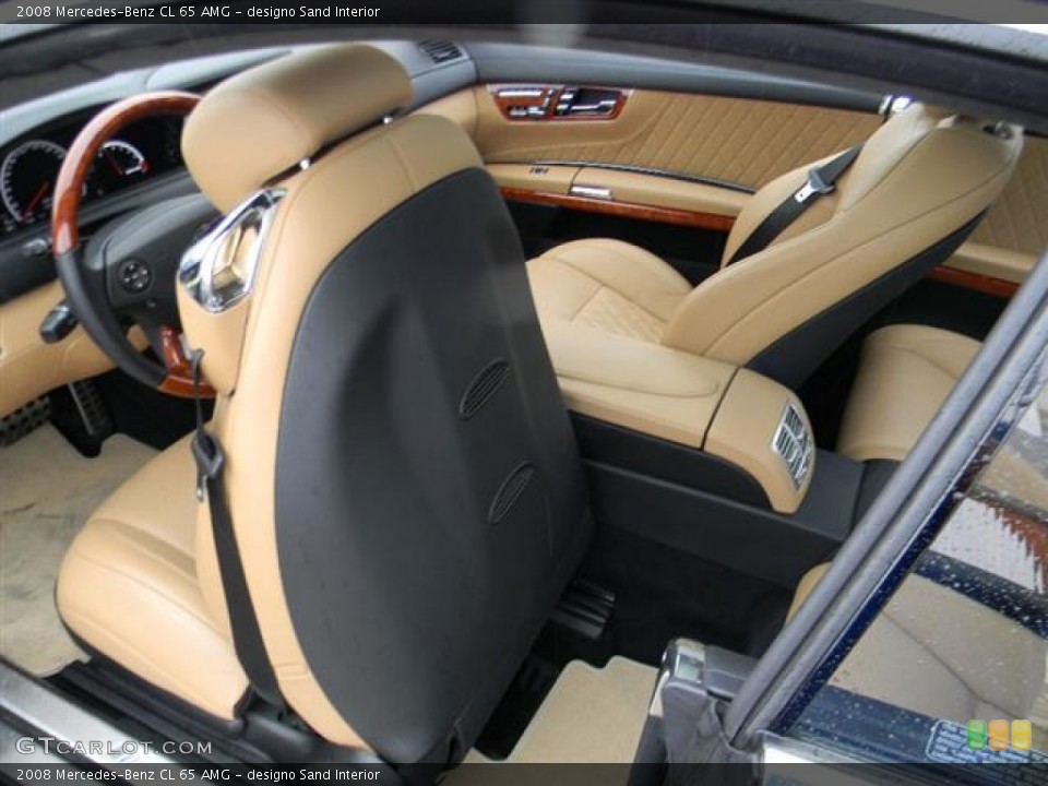 designo Sand Interior Photo for the 2008 Mercedes-Benz CL 65 AMG #60490103