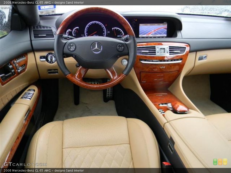 designo Sand Interior Dashboard for the 2008 Mercedes-Benz CL 65 AMG #60490112