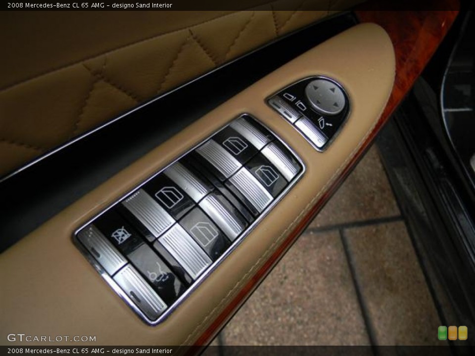 designo Sand Interior Controls for the 2008 Mercedes-Benz CL 65 AMG #60490169
