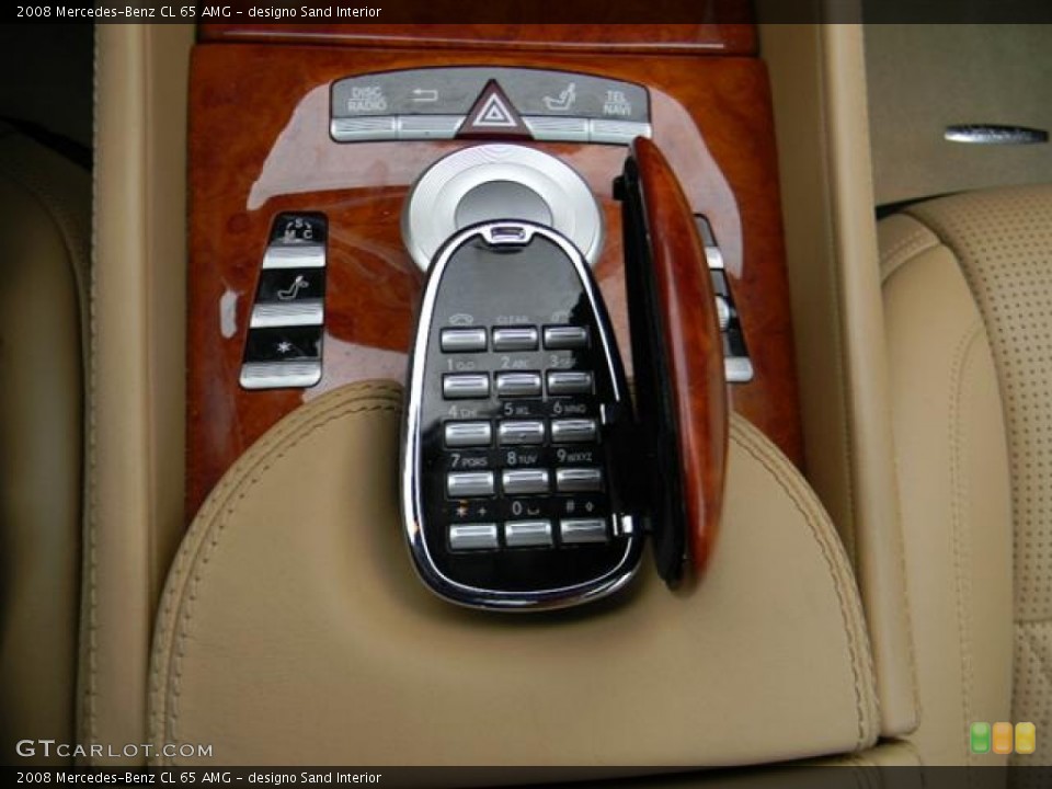 designo Sand Interior Controls for the 2008 Mercedes-Benz CL 65 AMG #60490184