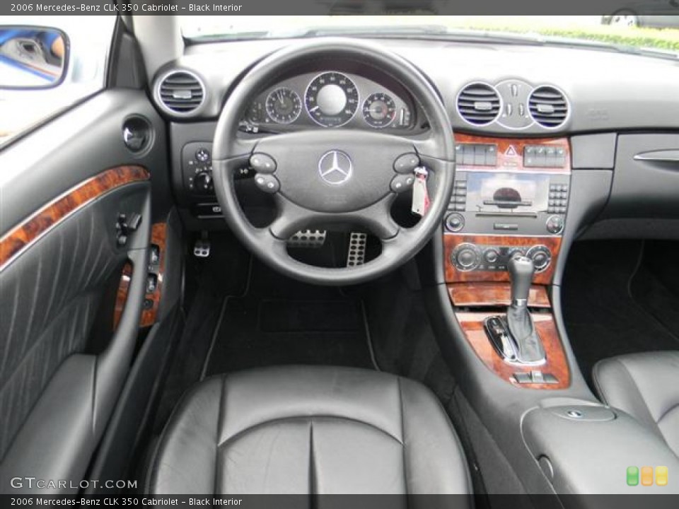 Black Interior Photo for the 2006 Mercedes-Benz CLK 350 Cabriolet #60490382