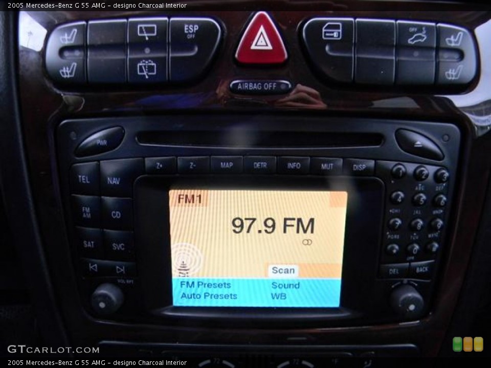 designo Charcoal Interior Controls for the 2005 Mercedes-Benz G 55 AMG #60490751