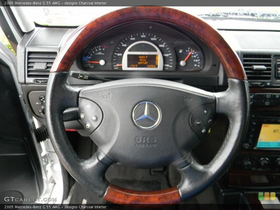 designo Charcoal Interior Steering Wheel for the 2005 Mercedes-Benz G 55 AMG #60490787