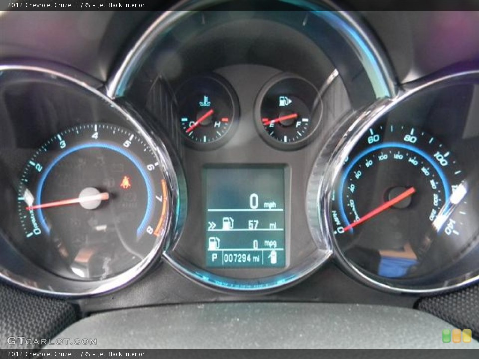 Jet Black Interior Gauges for the 2012 Chevrolet Cruze LT/RS #60491535