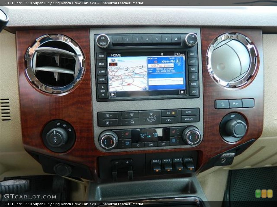Chaparral Leather Interior Controls for the 2011 Ford F250 Super Duty King Ranch Crew Cab 4x4 #60493250