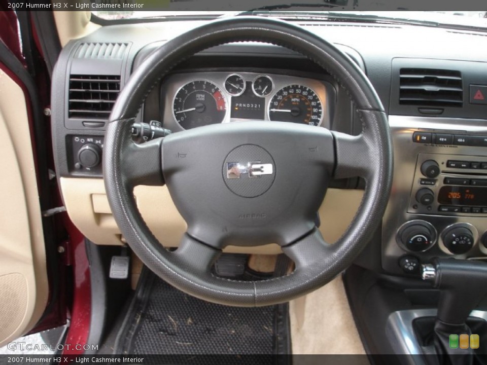Light Cashmere 2007 Hummer H3 Interiors