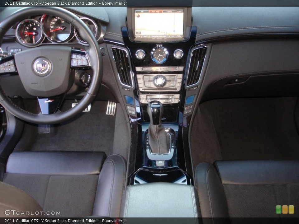 Ebony Interior Controls for the 2011 Cadillac CTS -V Sedan Black Diamond Edition #60494621