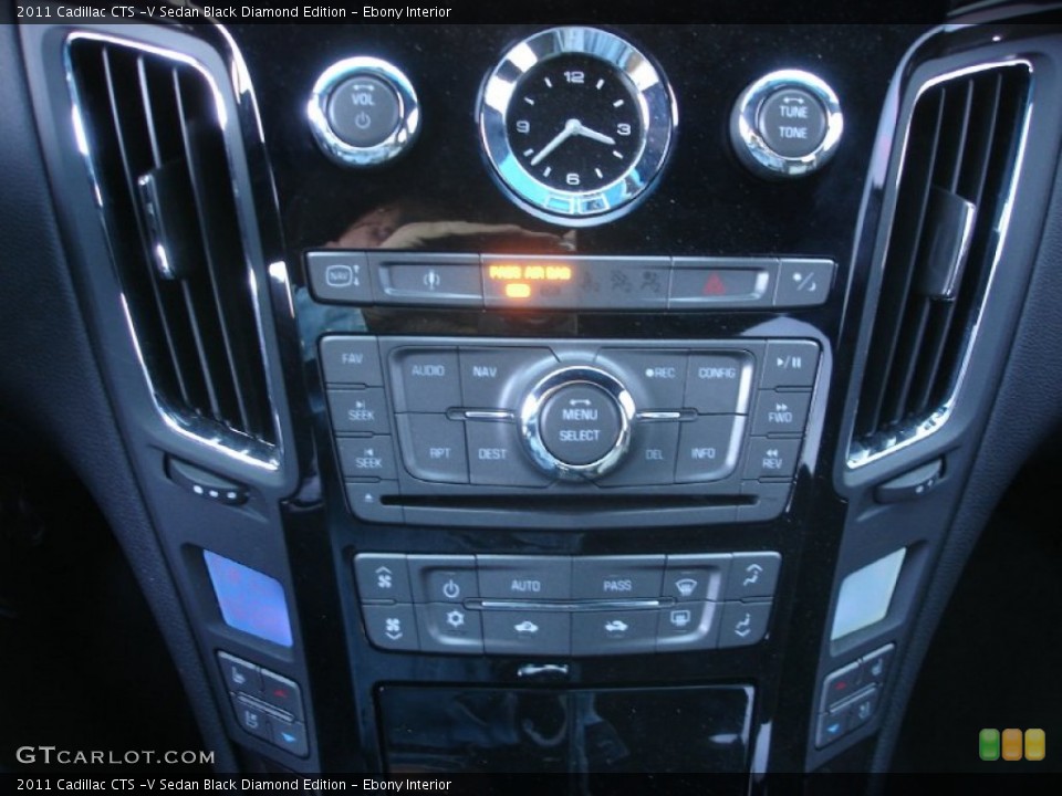 Ebony Interior Controls for the 2011 Cadillac CTS -V Sedan Black Diamond Edition #60494687