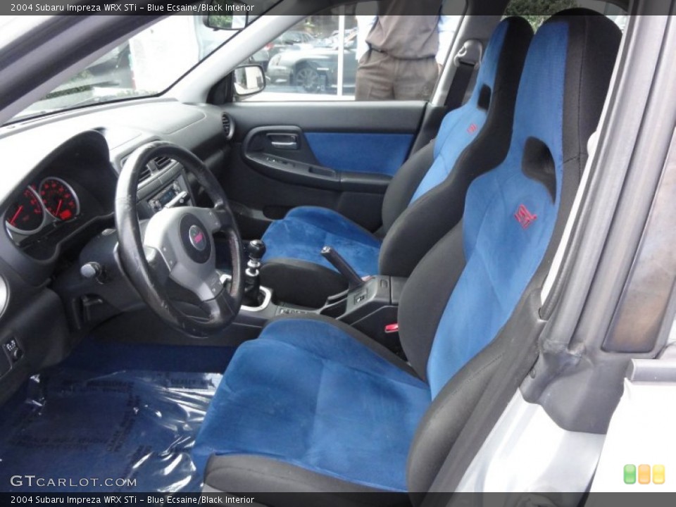 Blue Ecsaine/Black Interior Photo for the 2004 Subaru Impreza WRX STi #60494900