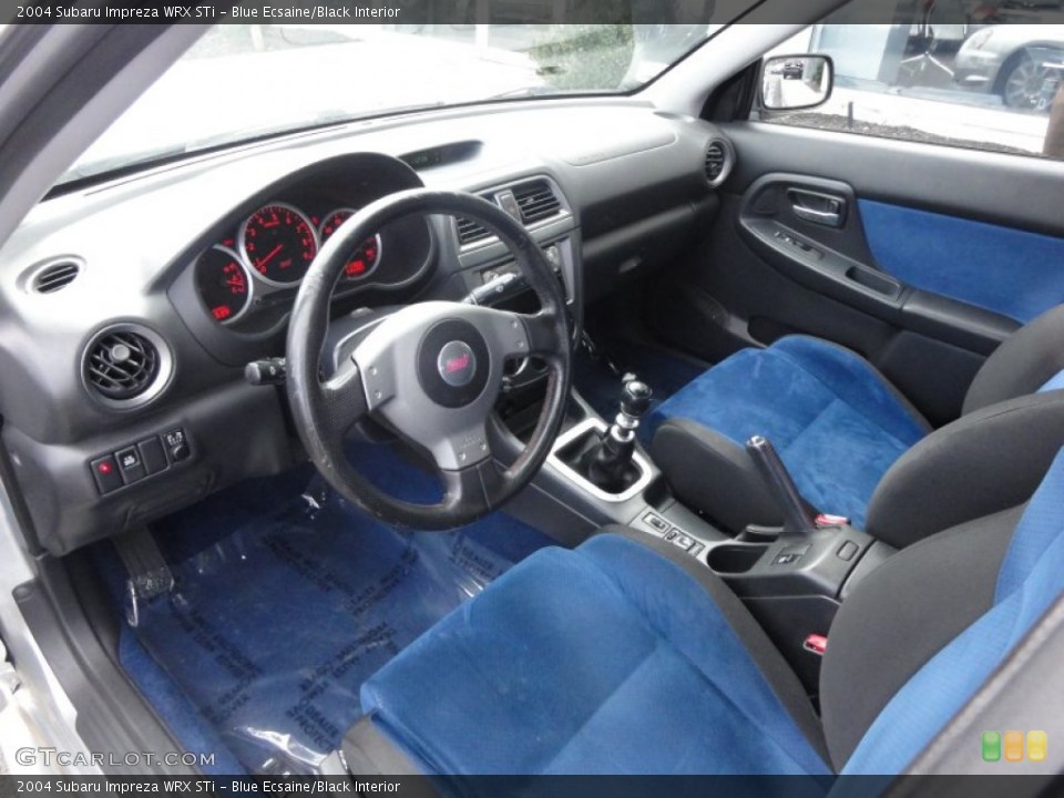 Blue Ecsaine/Black Interior Photo for the 2004 Subaru Impreza WRX STi #60494909
