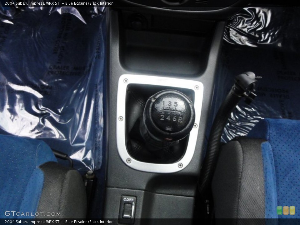 Blue Ecsaine/Black Interior Transmission for the 2004 Subaru Impreza WRX STi #60494945