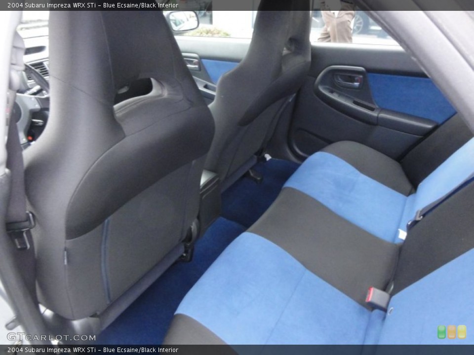 Blue Ecsaine/Black Interior Photo for the 2004 Subaru Impreza WRX STi #60494957