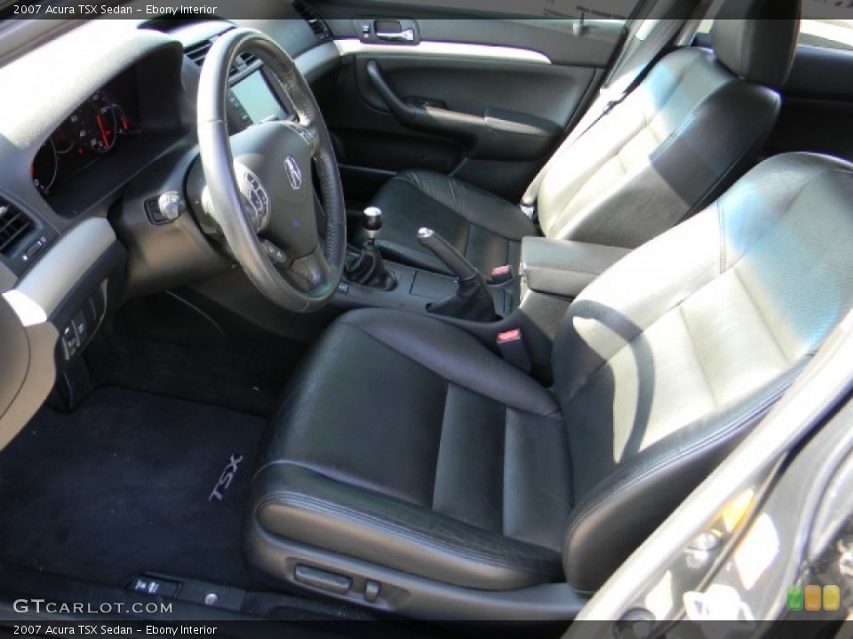 Ebony Interior Photo for the 2007 Acura TSX Sedan #60496646
