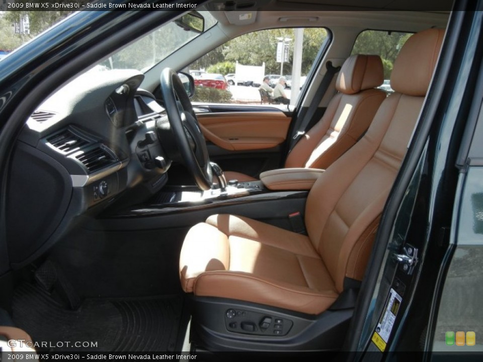 Saddle Brown Nevada Leather Interior Photo for the 2009 BMW X5 xDrive30i #60500231