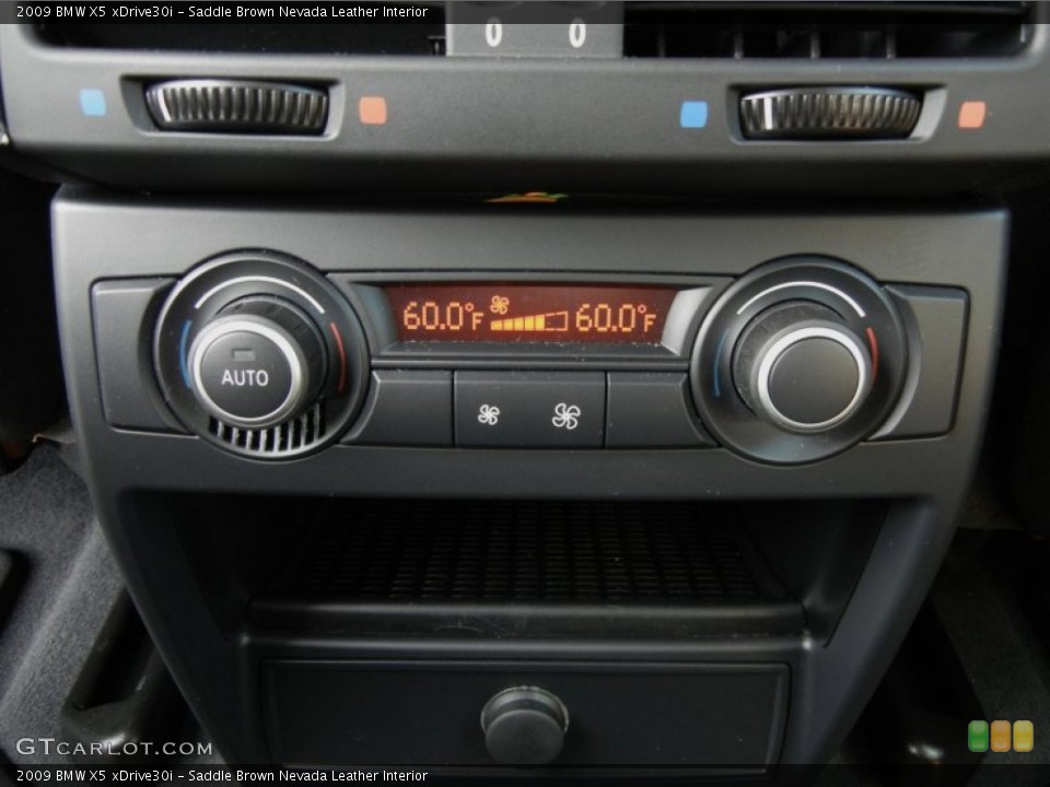 Saddle Brown Nevada Leather Interior Controls for the 2009 BMW X5 xDrive30i #60500273