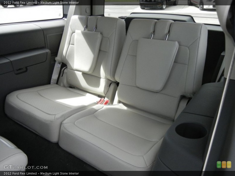 Medium Light Stone Interior Rear Seat for the 2012 Ford Flex Limited #60501263