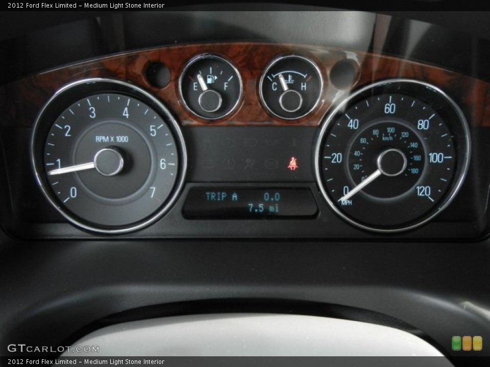 Medium Light Stone Interior Gauges for the 2012 Ford Flex Limited #60501287