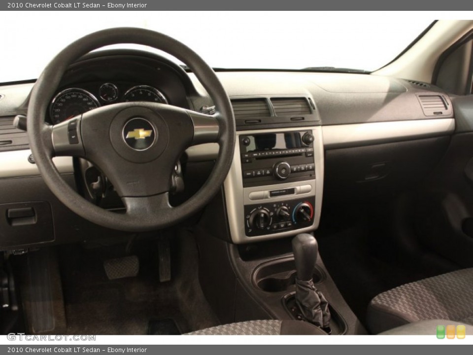 Ebony Interior Dashboard for the 2010 Chevrolet Cobalt LT Sedan #60501830