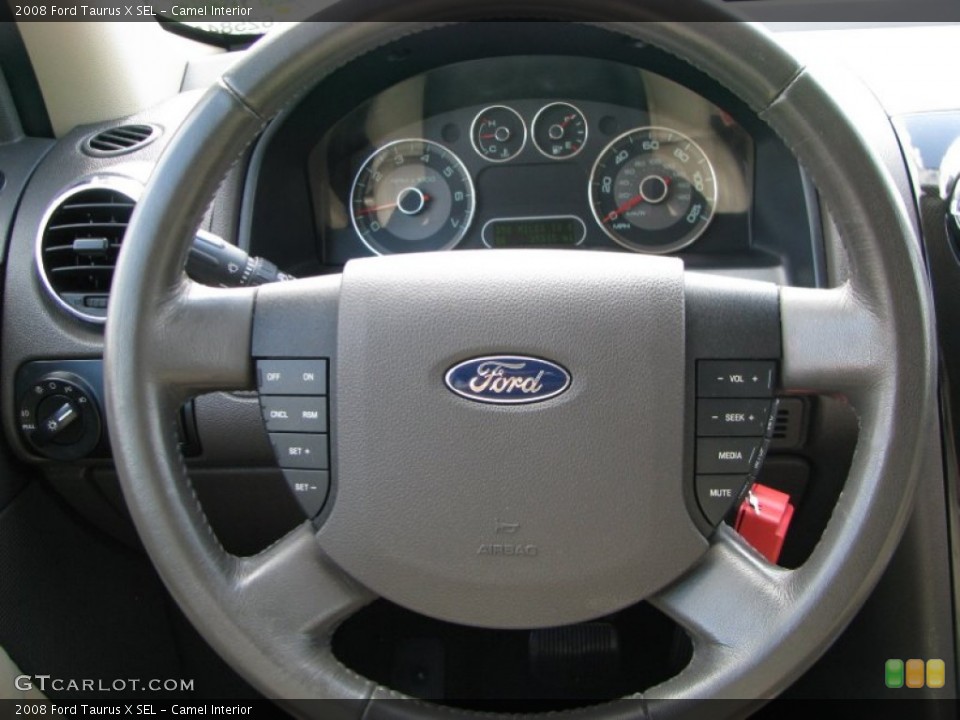 Camel Interior Steering Wheel for the 2008 Ford Taurus X SEL #60501941