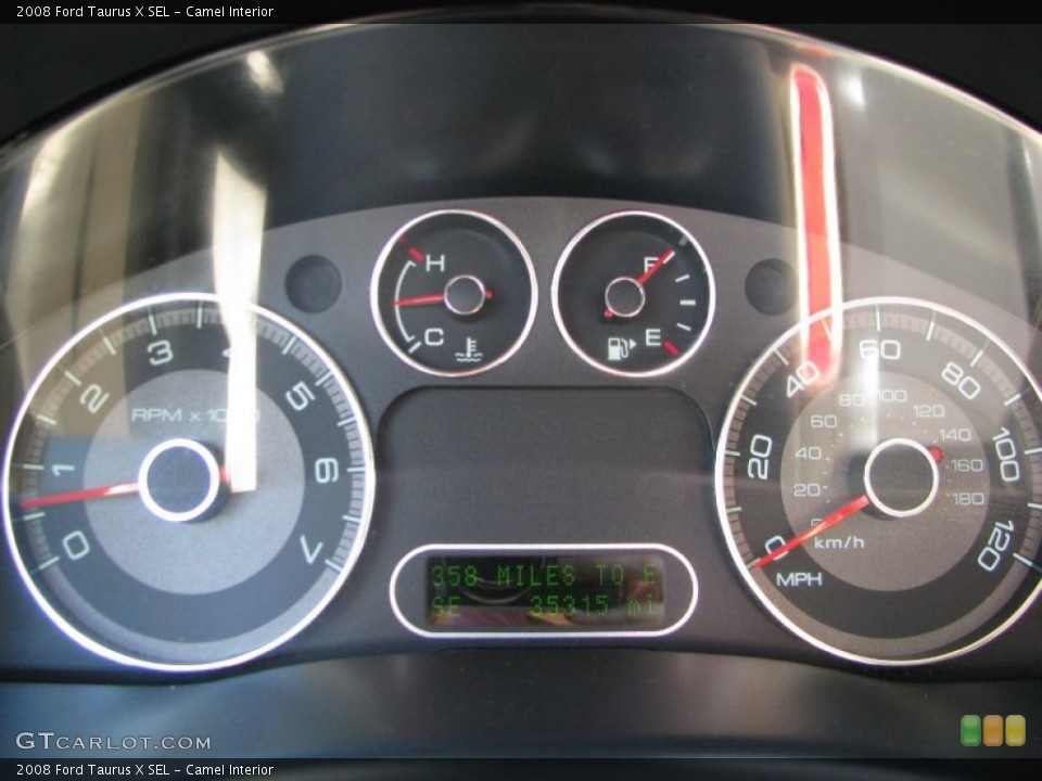 Camel Interior Gauges for the 2008 Ford Taurus X SEL #60501947