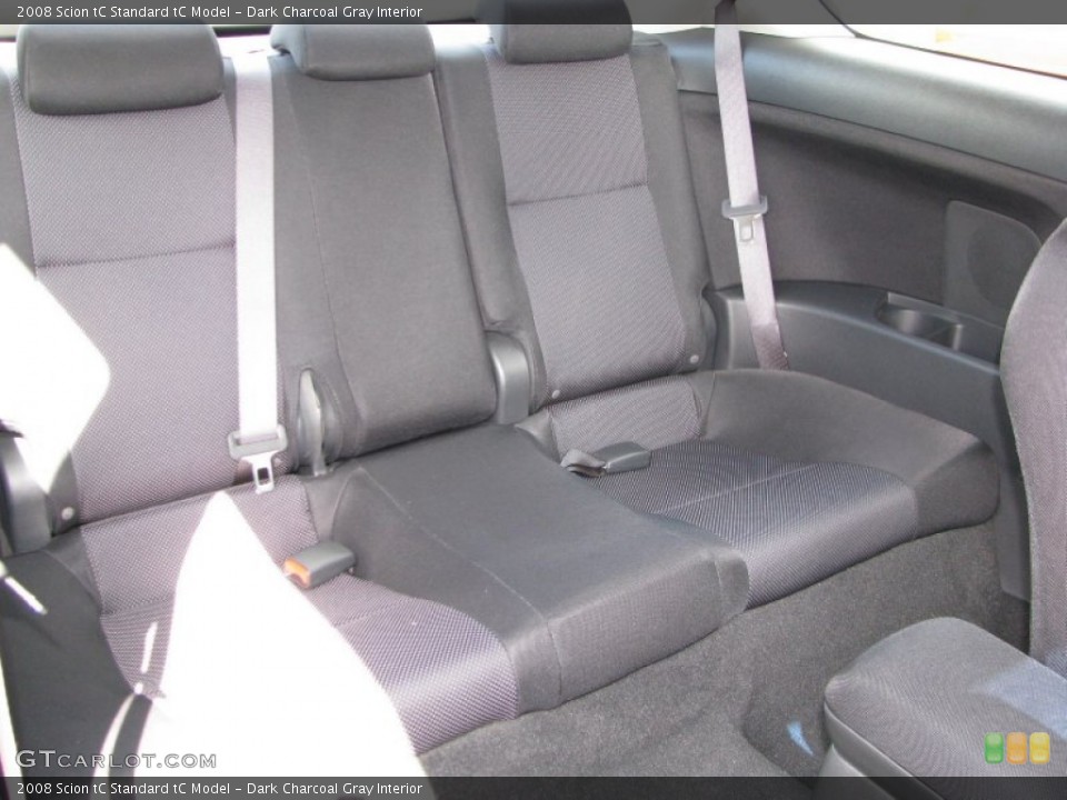Dark Charcoal Gray Interior Rear Seat for the 2008 Scion tC  #60502106