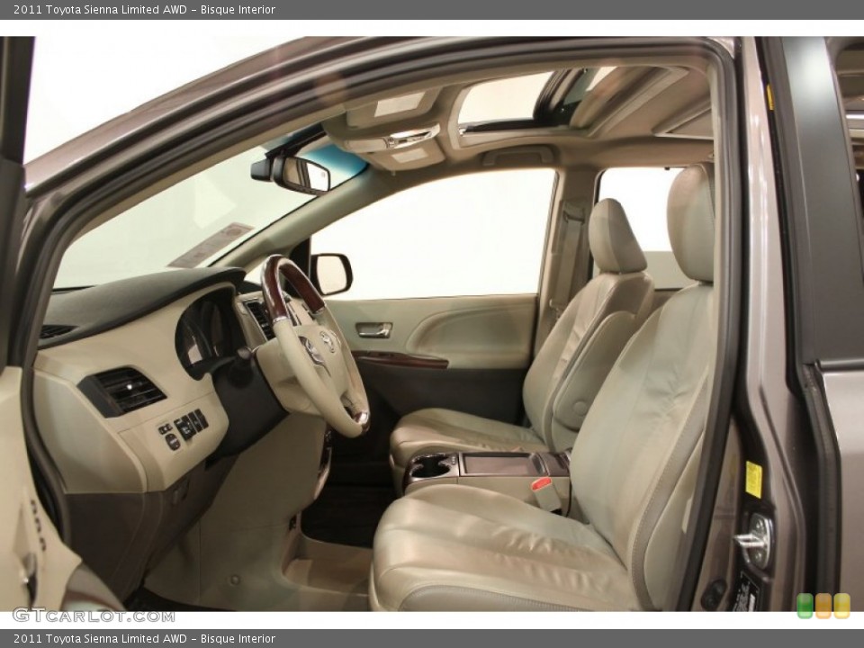 Bisque Interior Photo for the 2011 Toyota Sienna Limited AWD #60502502