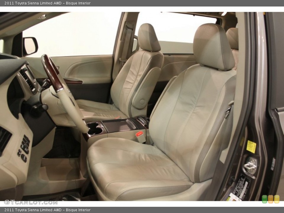 Bisque Interior Photo for the 2011 Toyota Sienna Limited AWD #60502508