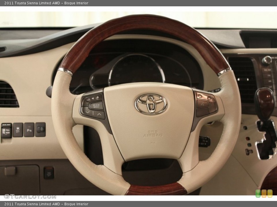 Bisque Interior Steering Wheel for the 2011 Toyota Sienna Limited AWD #60502520