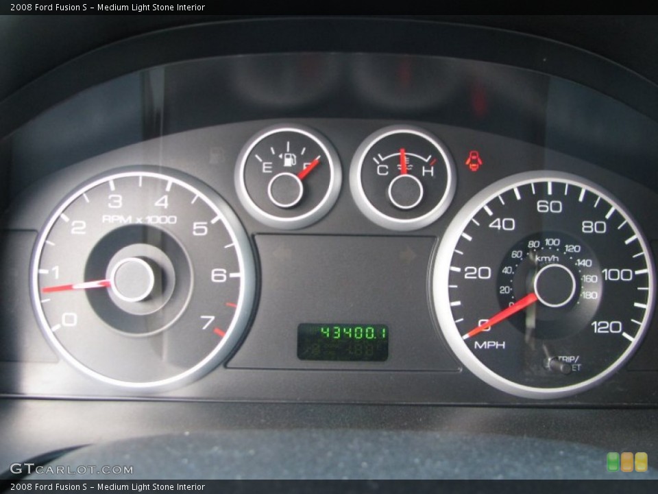 Medium Light Stone Interior Gauges for the 2008 Ford Fusion S #60502709