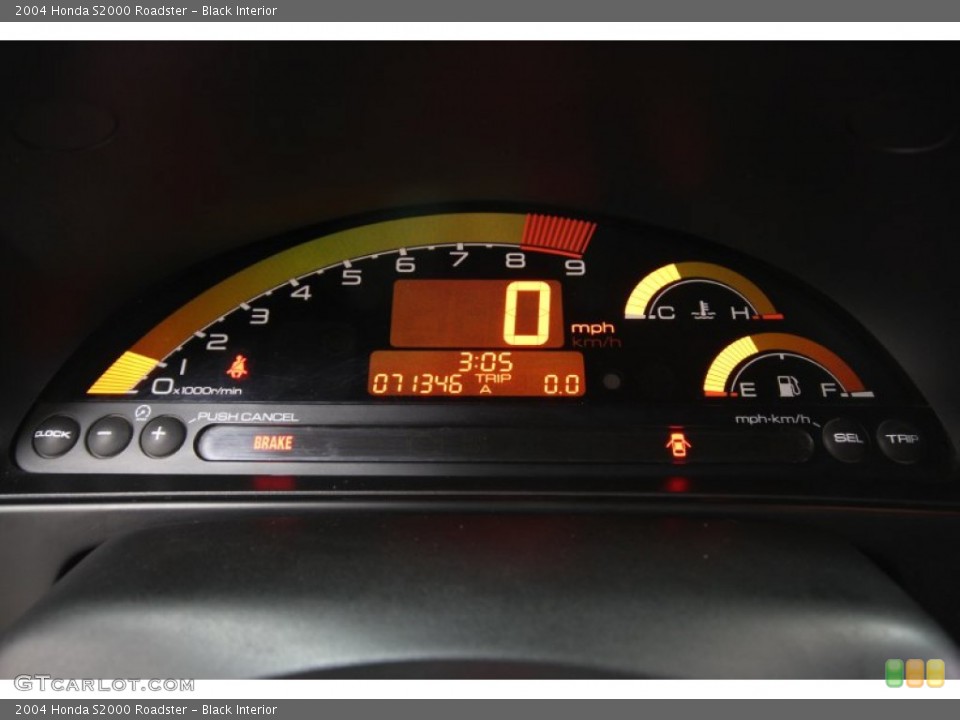Black Interior Gauges for the 2004 Honda S2000 Roadster #60507717