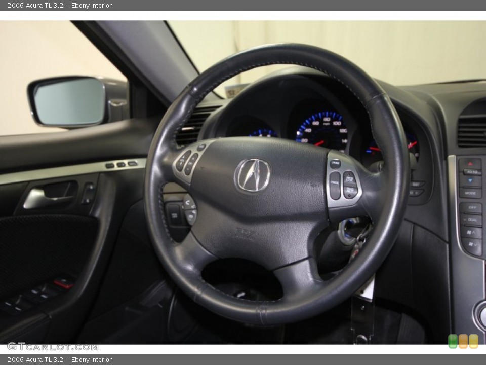 Ebony Interior Steering Wheel for the 2006 Acura TL 3.2 #60509463