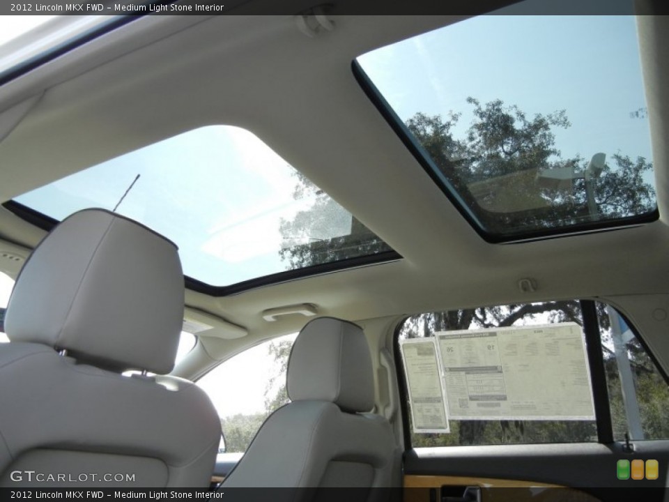 Medium Light Stone Interior Sunroof for the 2012 Lincoln MKX FWD #60511023