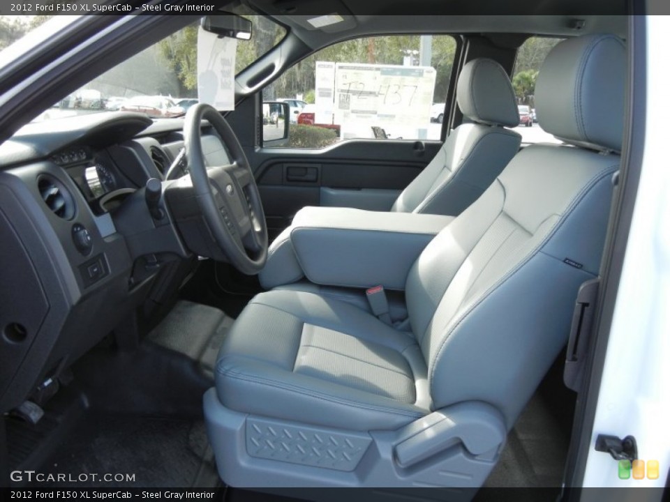 Steel Gray Interior Photo for the 2012 Ford F150 XL SuperCab #60511339